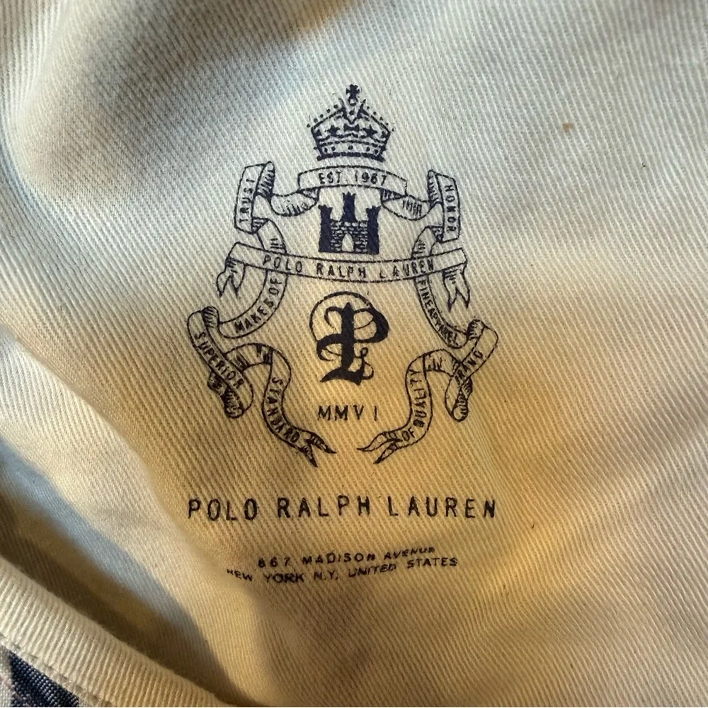 Polo Ralph Lauren Flat Cap. Cotton. Plaid